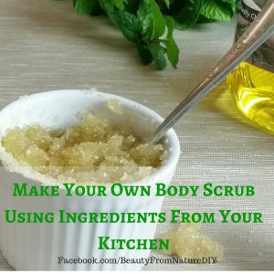 Make Your Own Body Scrub Using Ingredients From Your Kitchen